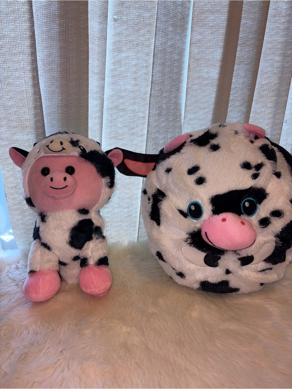 Cow plushies